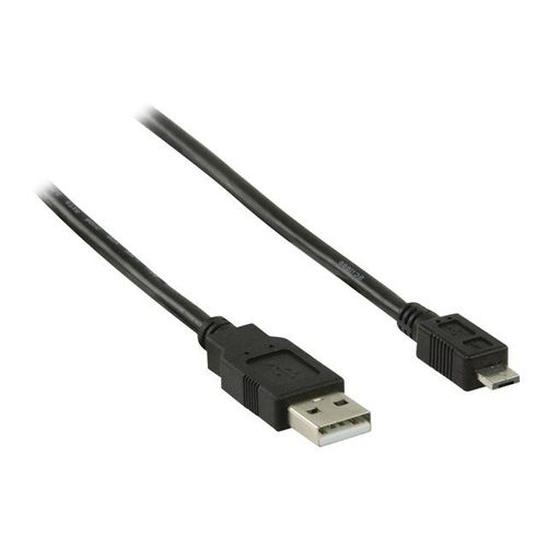Nedis - Câble USB - USB (M) pour Micro-USB Type A (M) - USB 2.0 - 2 m - noir