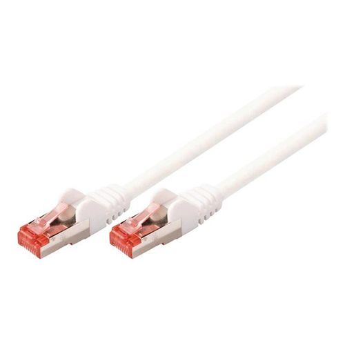 Nedis - Câble réseau - RJ-45 (M) pour RJ-45 (M) - 1 m - SFTP - CAT 6 - moulé, rond - blanc