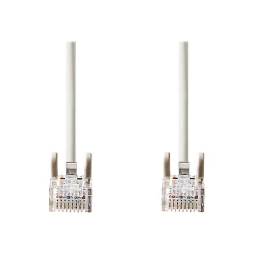 Nedis - Câble réseau - RJ-45 (M) pour RJ-45 (M) - 2 m - UTP - CAT 5e - moulé, rond, sans crochet - gris