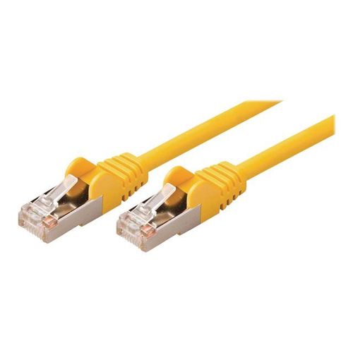 Nedis - Câble réseau - RJ-45 (M) pour RJ-45 (M) - 20 m - SF/UTP - CAT 5e - moulé, rond - jaune
