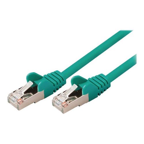 Nedis - Câble réseau - RJ-45 (M) pour RJ-45 (M) - 5 m - SF/UTP - CAT 5e - moulé, rond - vert