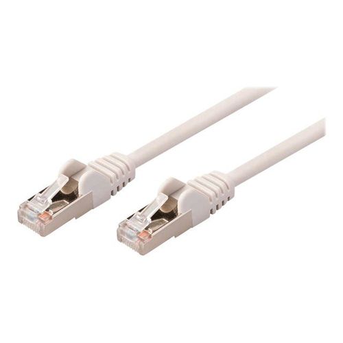 Nedis - Câble réseau - RJ-45 (M) pour RJ-45 (M) - 50 cm - SF/UTP - CAT 5e - moulé, rond - gris