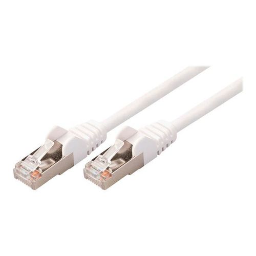 Nedis - Câble réseau - RJ-45 (M) pour RJ-45 (M) - 1 m - SF/UTP - CAT 5e - moulé, rond - blanc