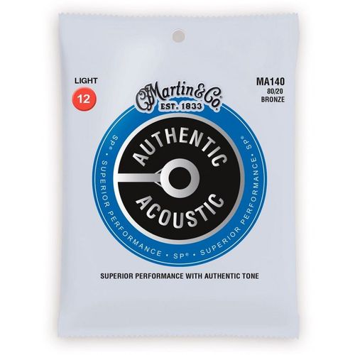 Martin Ma140 - Jeu De Cordes Light 12-54 Guitare Acoustique