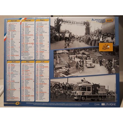 Calendrier La Poste 2018