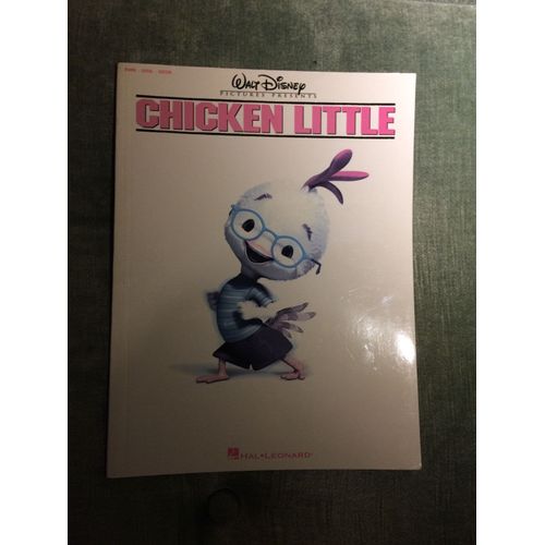 Songbook Film Chicken Little Bande Originale Partition Score Piano Chant Accords