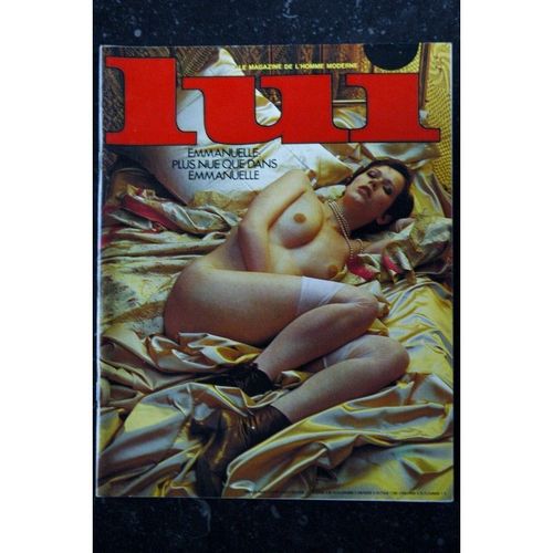 Lui 134 Mars 1975 Sylvia Krystel Emmanuelle Entierement Nue F. Giacobetti Sexy Aslan 1975