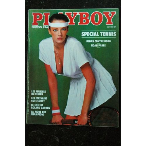 Playboy 091 1981 Juin James Bond Girls Nudes Special Tennis Borg Noah Mode Roland Garros