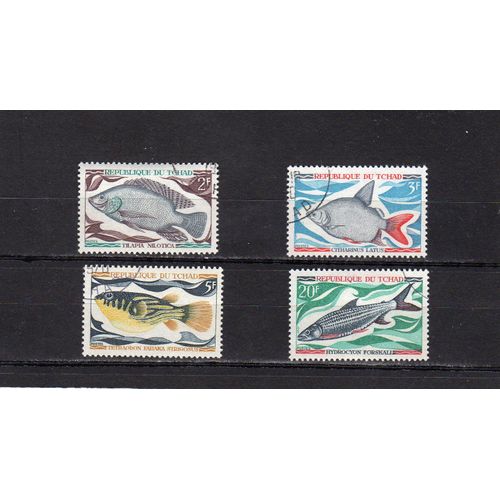 Timbres-Poste Du Tchad (Poissons)