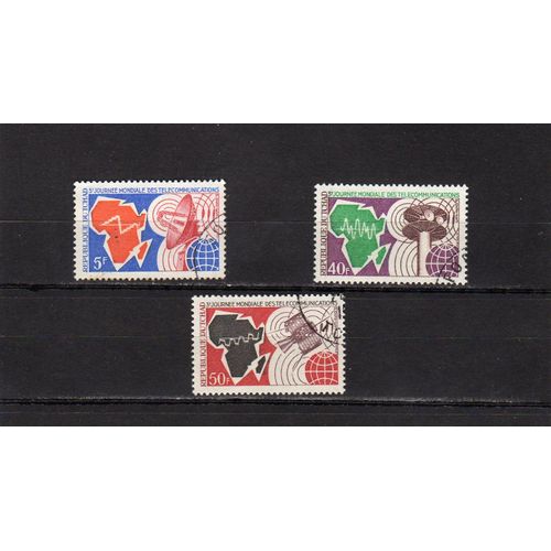 Timbres-Poste Du Tchad (3ème Journée Mondiale Des Télécommunications)
