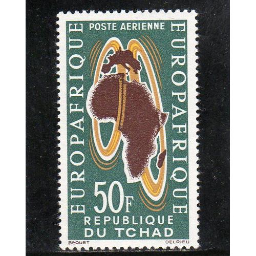 Timbre De Poste Aérienne Du Tchad (Europafrique)