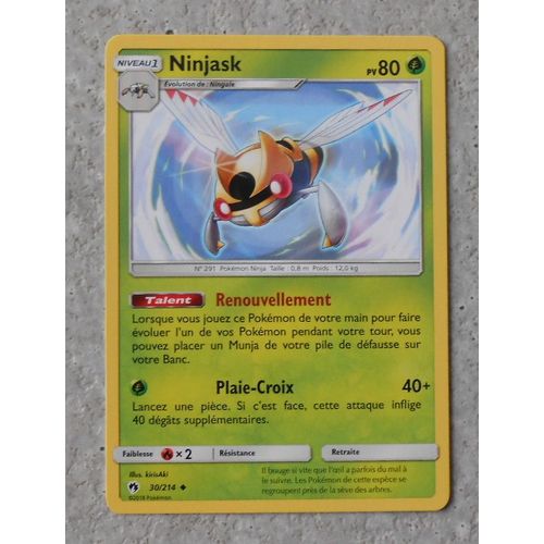 Ninjask 30/214 - Sl8 - Tonnerre Perdu - Vf