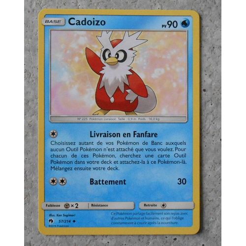 Cadoizo 57/214 - Sl8 - Tonnerre Perdu - Vf