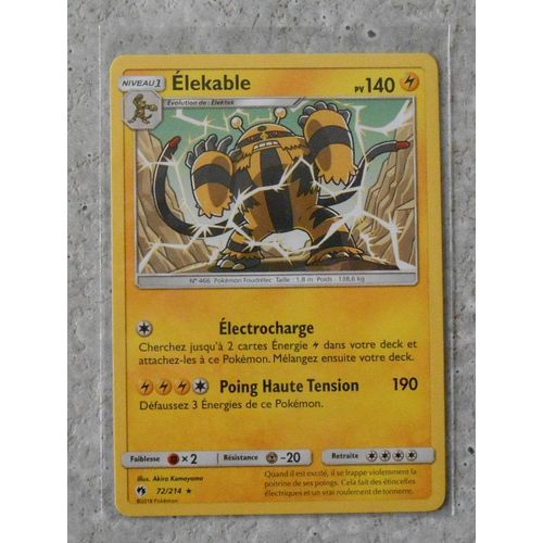 Elekable 72/214 - Sl8 - Tonnerre Perdu - Vf