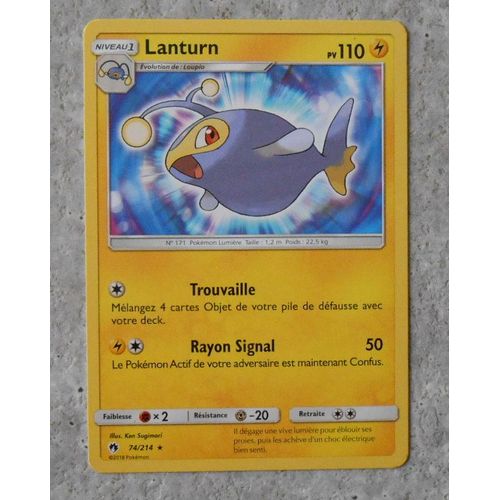 Lanturn 74/214 - Sl8 - Tonnerre Perdu - Vf