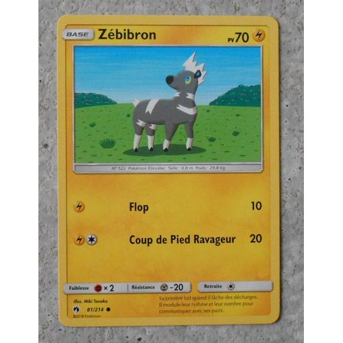 Zebibron 81/214 - Sl8 - Tonnerre Perdu - Vf
