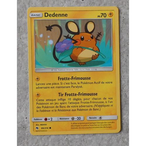 Dedenne 84/214 - Sl8 - Tonnerre Perdu - Vf
