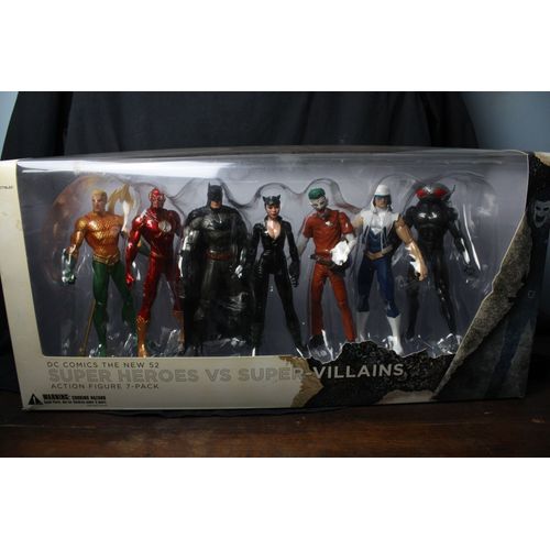Dc Comics - Pack Figurines "Super Heroes Vs Super-Villains" - New 52