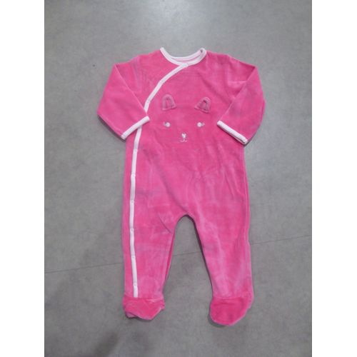 Neuf Pyjama Fuchsia "Chat" Absorba Boutique - 12 Mois