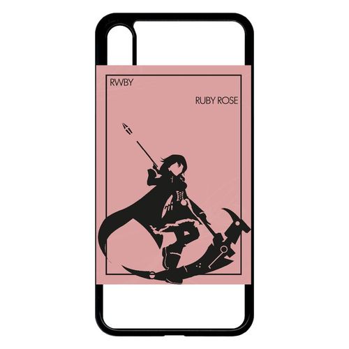 Coque Iphone Xs Max - Rwby Rose - Noir