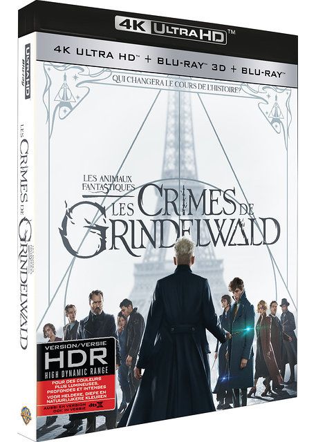 Les Animaux Fantastiques : Les Crimes De Grindelwald - U Fltimate Edition - 4k Ultra Hd + Blu-Ray 3d + Blu-Ray + Blu-Ray Version Longue - Boîtier Steelbook Limité