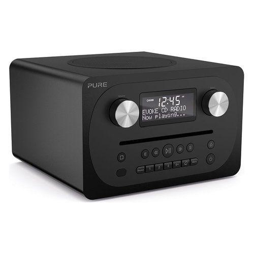 Radio de bureau FM Pure Evoke C-D4 noir