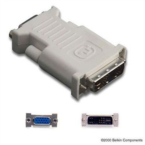 Adaptateur DVI, VGA Belkin F2E4162BT [1x DVI mâle 12+5 pôles - 1x VGA femelle] noir