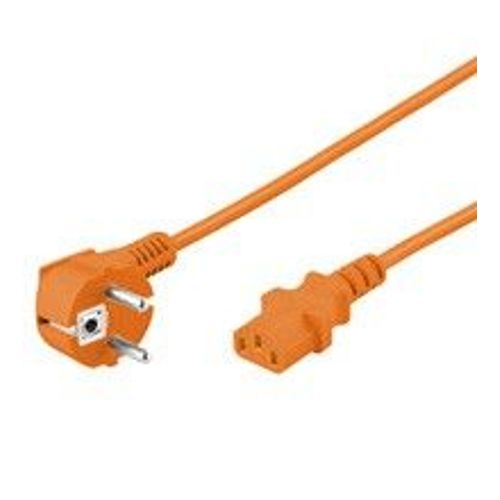 Câble de raccordement pour appareils IEC Goobay 95288 orange 2 m