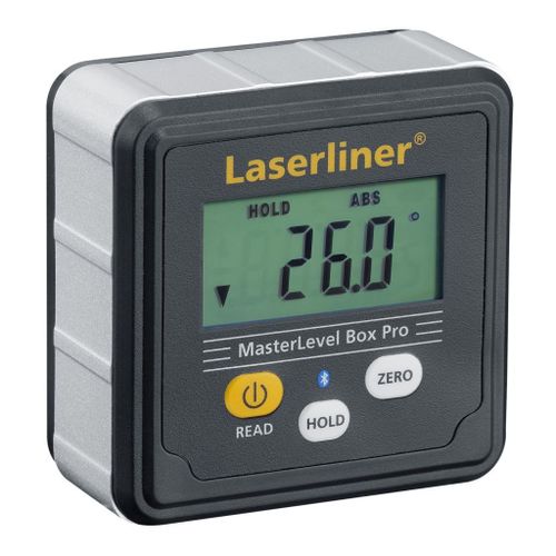 Laserliner MasterLevel Box Pro (BLE) 081.262A Niveau à bulle numérique 28 mm 360 ° Etalonné selon: d'usine (sans certi