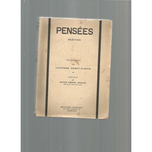 Pensees/Selection