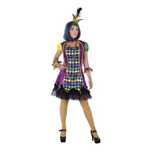 D?Guisement De Arlequine Mardi Gras Pour Femme (Taille M-L)