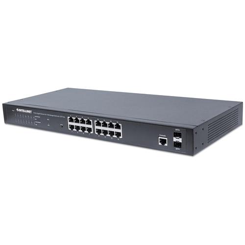 Switch réseau RJ45/SFP Intellinet 561198 16 ports fonction PoE 1 pc(s)