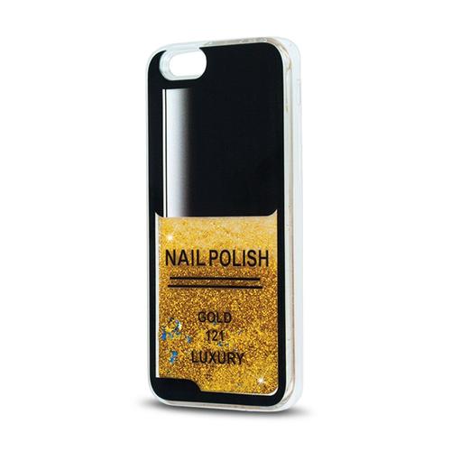 Coque Pluie Etoile Nail Polish Pour Iphone 7 Et Iphone 8 De Couleur Or Gold