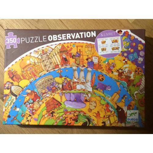 Puzzle 350 Pièces Puzzle 350 Pièces Rond - Puzzle Observation : Histoire