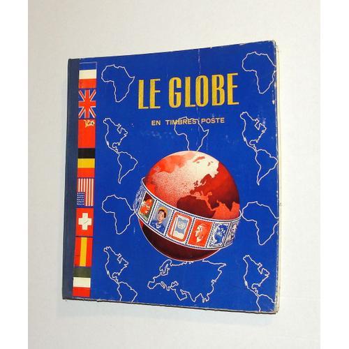 Album De Timbres Le Globe Vintage Classeur En Timbre Poste Thiaude