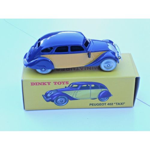 Peugeot 402 Taxi 1/43 Dinky Toys 24l Atlas Neuf Boite-Dinky Toys