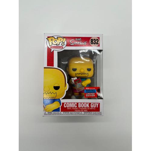 Funko Pop The Simpsons Comic Book Guy 832 Fall Convention 2021