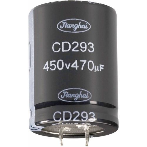 Condensateur électrolytique Snap-In 470 µF 450 V Jianghai ECS2WBZ471MT6P23550 (Ø x h) 35 mm x 50 mm 20 % Pas: 10 mm 1 p