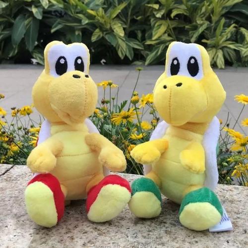 Peluches Super Mario Koopa Vert Et Rouge Peluche 16cm Neuf Goodnice