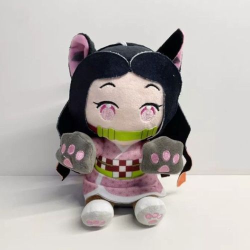 Demon Slayer Kamado Nezuko Chat Cosplay Peluche Anime Peluche Figure 24 Cm Nouveau Goodnice