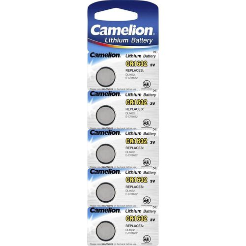 Pile bouton CR 1632 Camelion 120 mAh 5 pc(s)