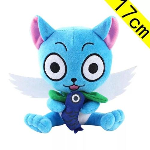 Fairy Tail Happy Peluche Anime Manga Peluche Figure 17 Cm Nouveau Goodnice