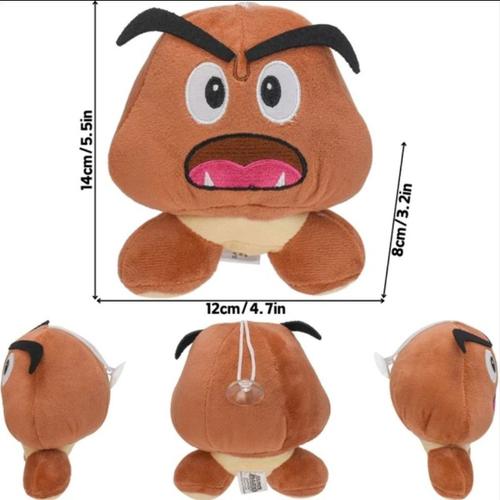 Super Mario Bouche Ouverte Goomba Gumba Peluche Peluche Peluche 15 Cm Neuf Goodnice