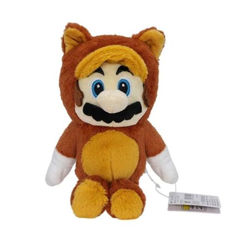 Super Mario Raccoon Tanooki Mario Peluche Peluche Peluche 25 Cm Goodnice