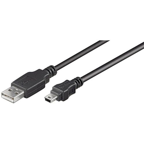 Goobay USB 2.0 Câble de raccordement [1x USB 2.0 type A mâle - 1x USB 2.0 mâle Mini-B] 1.00 m noir