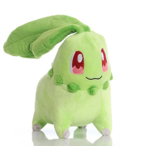 Pokemon Endive Chikorita Peluche Anime Peluche Figure 20 Cm Nouveau Goodnice