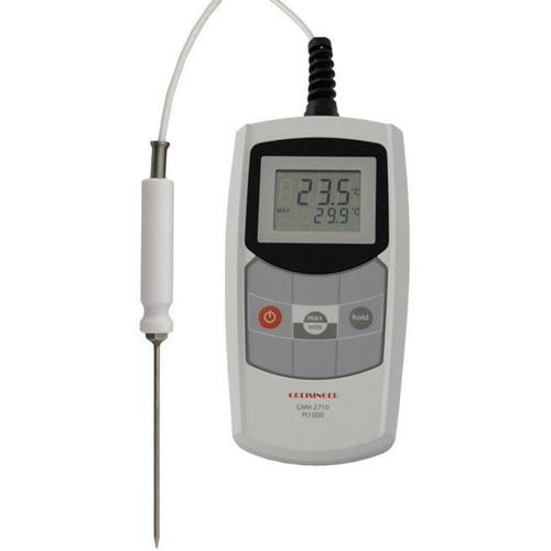 Thermomètre à sonde à piquer (HACCP) Greisinger GMH 2710K 602703 -200 à +250 °C Type de sonde Pt1000 conforme HACCP