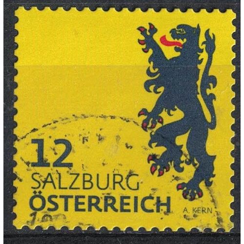 Autriche 2018 Oblitéré Used Armoiries Salzburg Coat Of Armes Blason De Salzbourg Su