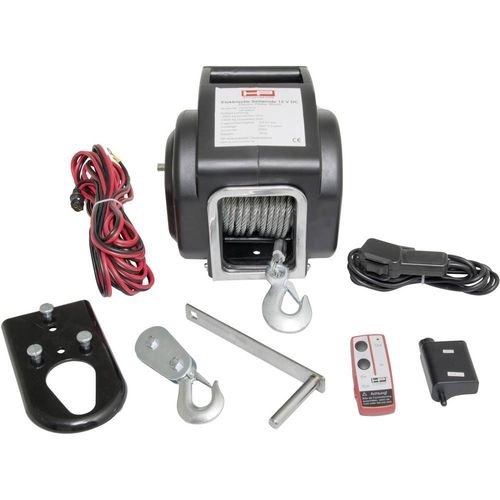 Treuil à câble HP Autozubehör 20605 commande filaire, télécommande sans fil