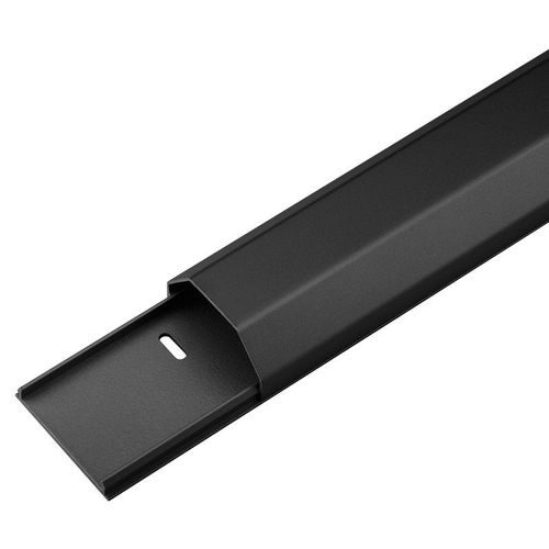 Goobay 90724 Conduite de câble goulotte flexible (L x l x h) 1100 x 50 x 26 mm 1 pc(s) noir